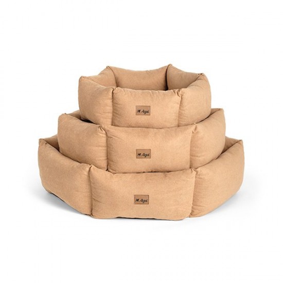 Agui soft bed for pets Urban Hexagonal Donut (champagne)