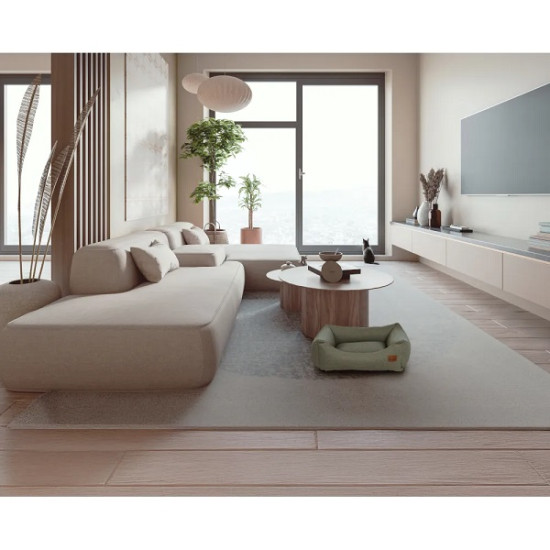 Мягкая лежанка для домашних животных Agui Noble / 100x80x30cm (серый)