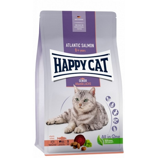 Happy Cat Senior Atlantik-Lachs