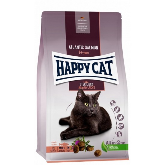 Happy Cat Sterilised Adult Atlantik-Lachs