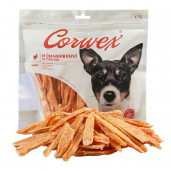 Corwex Hundesnack Hühnerbrust in Streifen - treats for dogs chicken meat strips