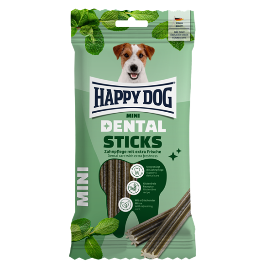 Happy Dog Dental Snacks - Dental Sticks Mini - жевательные лакомства (палочки) для собак