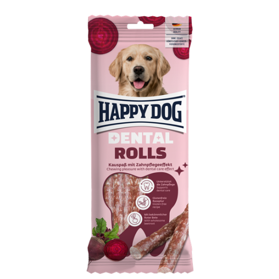 Happy Dog Dental Snacks - Dental Rolls - kramtomi skanėstai (ritinėliai) šunims