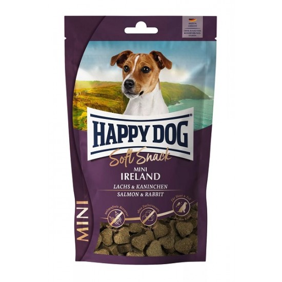 Happy Dog Soft Snack Mini Ireland treat for small breed dogs with salmon & rabbit