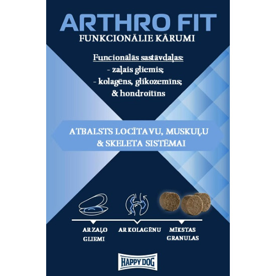 Happy Dog Care Snack Arthro Fit - лакомства для собак для поддержки суставов и мышц