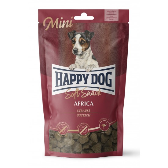 Skanėstai mažų veislių šunims – Happy Dog Soft Snack Mini Africa