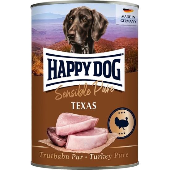 Happy Dog Sensible Pure Texas - Консервированный корм для собак с мясом индейки