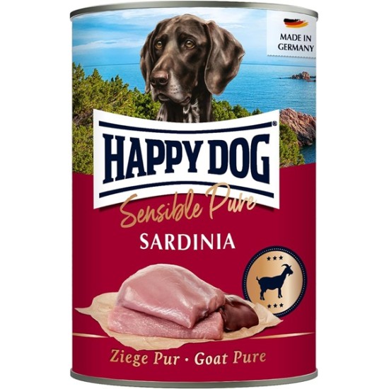 Happy Dog Sensible Pure Sardinia - Консервированный корм для собак с козьим мясом
