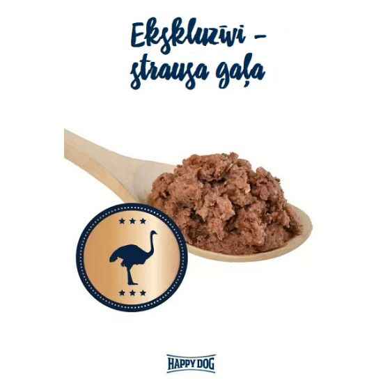Happy Dog Sensible Pure Africa - консервы для собак с мясом страуса