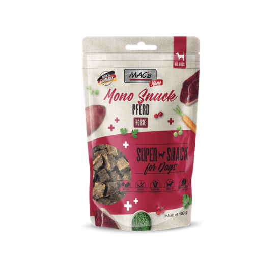 MAC's Dog Mono Snack Pferd - skanėstai šunims su arkliu