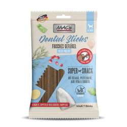 MAC's Dog Dental Sticks Geflügel - kramtomi skanėstai šunims su paukštiena
