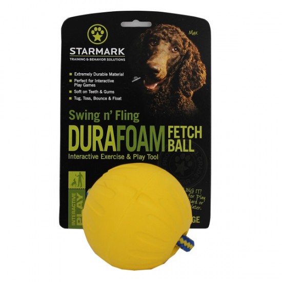 Starmark Swing 'n Fling Durafoam Fetch Ball