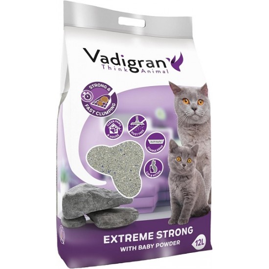 Smėlis kačių tualetui "Vadigran Extreme Strong"