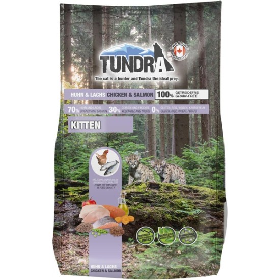 Tundra Cat Kitten Huhn & Lachs - cухой корм для котят с курицей и лососем
